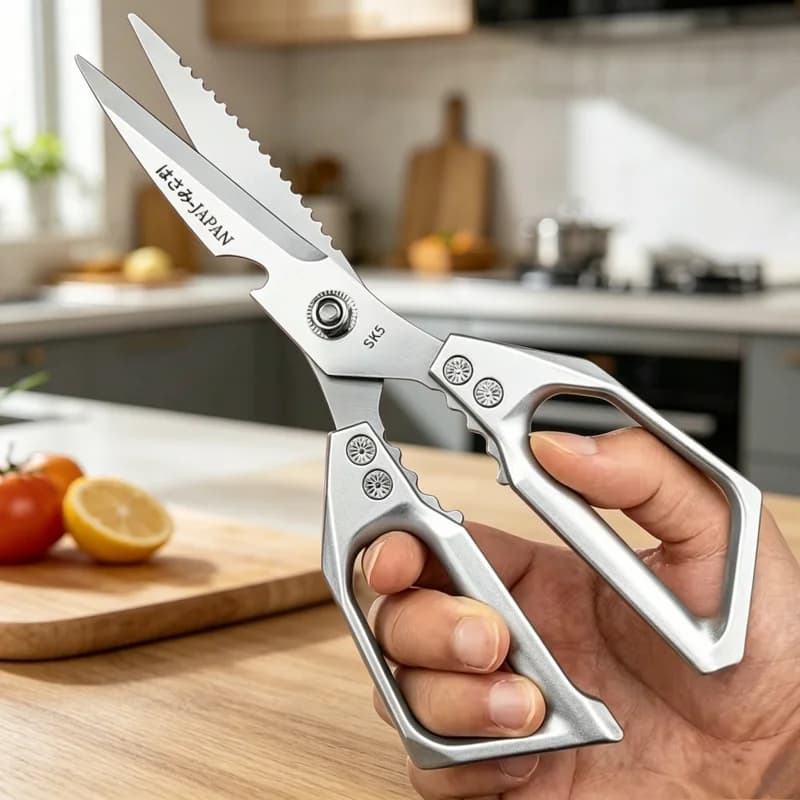 Multifunctional Stainless Steel Kitchen Scissors Sharp Poultry Shears Fish Bone Meat Cutter Household Kitchen Gadget