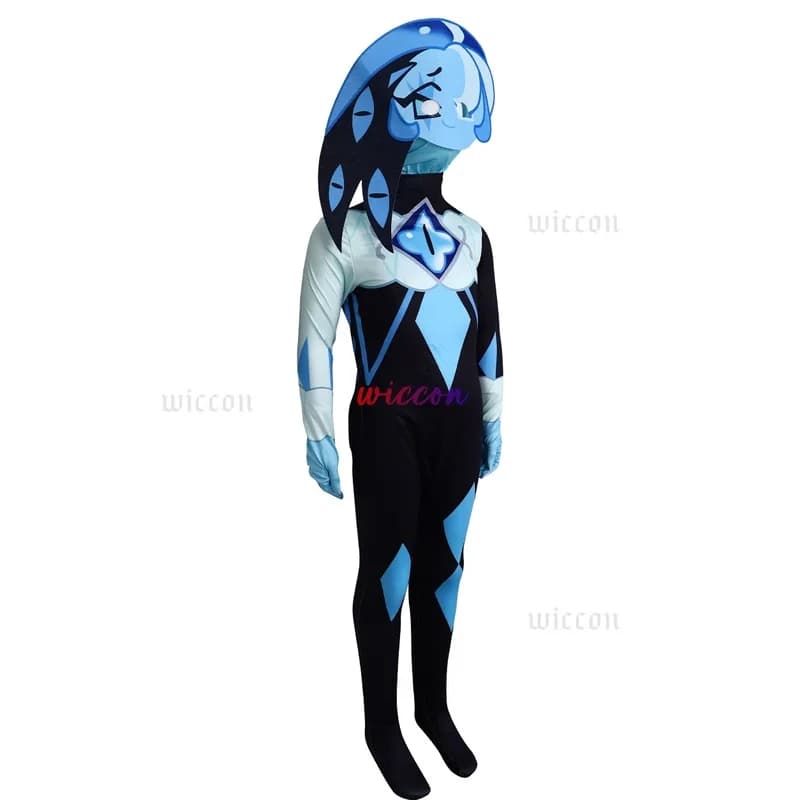 NewCookie Run: Kingdom Shadow Milk Cookie Costume Tuta Maschera Donna Uomo Halloween Party Cosplay Suitb;3's,6.e;