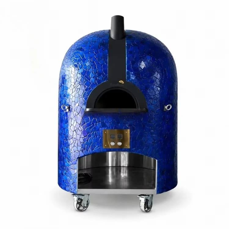 Industrial Italy Neapolitan Outdoor Commercial Clay Stone Wood Fired Fire Bricks Electric Pizza Oven Gas for Restaurant