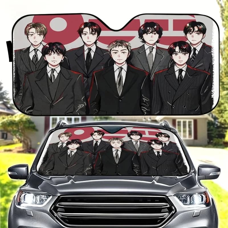 1Pcs Sun Shade For Car Windshield, Vibrant Design, Easy Installation, With 4 Free Suction Cups, Fit Car Accessories
