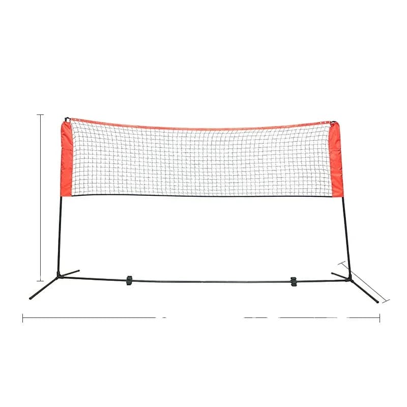 Set di reti da badminton portatili da 3 m per competizioni interne ed esterne Parco che trasporta rete da pallavolo da badminton staccabile per lo sport