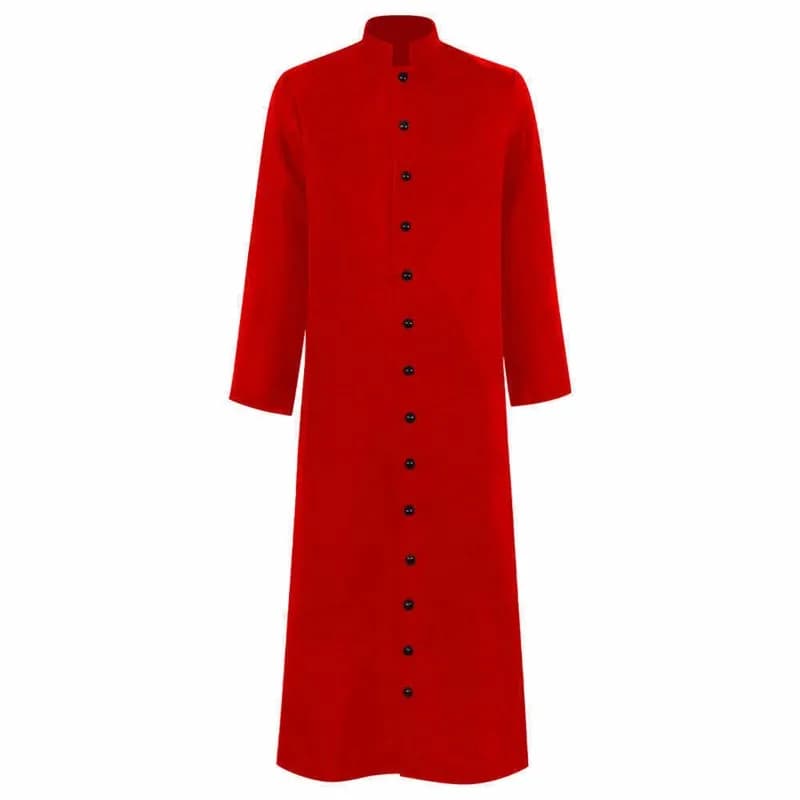 Halloween Medieval Monastic Robe Wizard Priest Church Priest Clerical Dress Women's Ethnic Costume Stage Performance Clothing