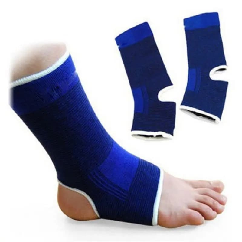 1 paio di tutori per fasciatura per maniche avvolgenti a compressione elastica per piede alla caviglia, protezione per il piede, sollievo dal dolore sportivo