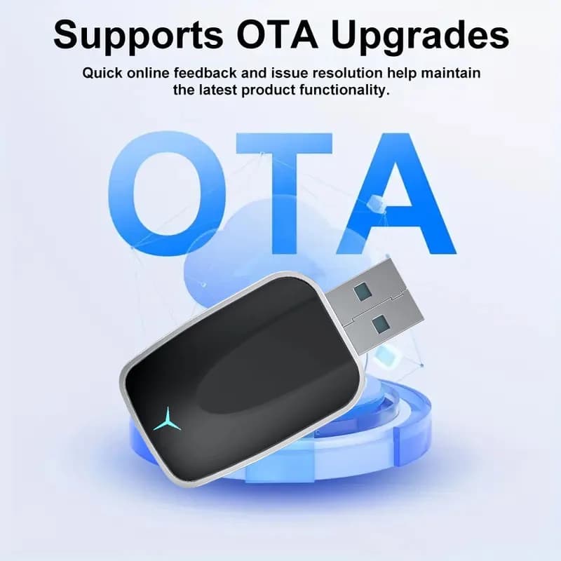 Adapter Wireless CarPlay Android Auto 2026 Smart Mini Box Plug and Play - New Wireless Adapter for CarPlay and Android Auto
