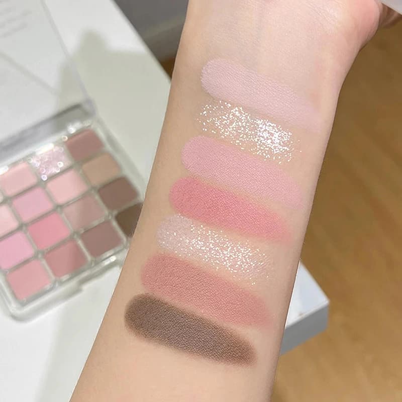 [MA]DIKALU Palette Contour e Illuminante Sunset a 16 colori – Impermeabile, a lunga durata, trucco per occhi e viso, unisex, certificato