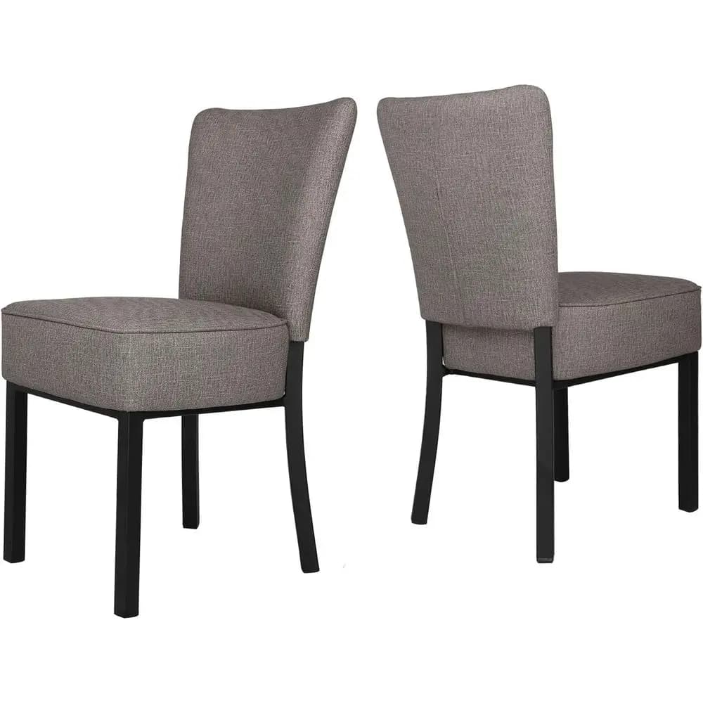 Set di 2 Sedie da Cucina e Sala da Pranzo con Cuscino, Robuste Sedie Laterali in Pelle PU con Struttura in Metallo per Soggiorno e Camera da Letto, Resistenti