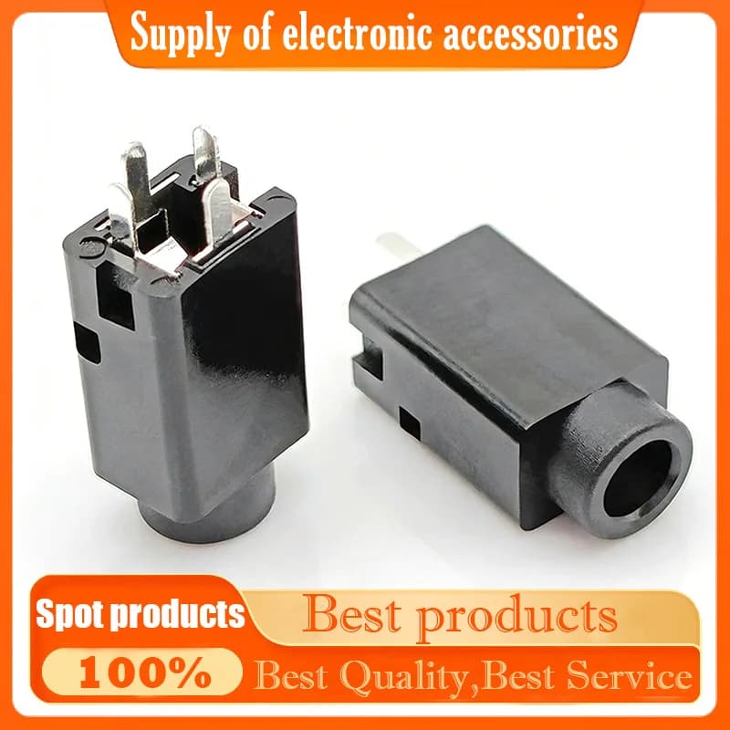 Connettore per cuffie da 3,5 mm PJ-359A-4P, plug a quattro pin per connettore audio e video a quattro canali