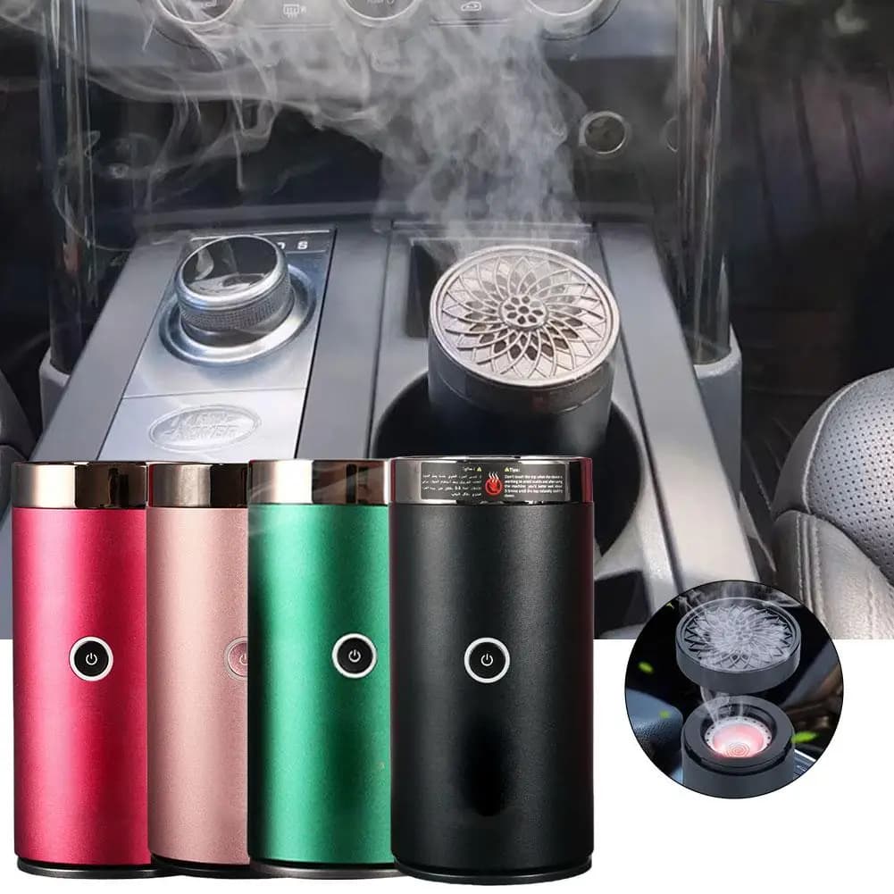 Auto Electric Incense Burner Car Air Vent Burner Portable Aroma Air Diffuser Deodorant For Removing Odori Auto Acce G8M3