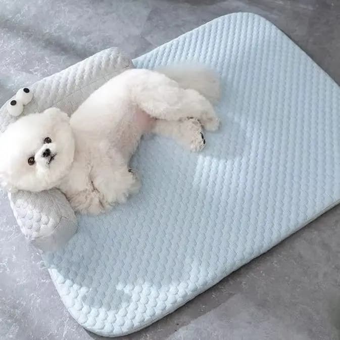 Cooling Dog Mat All Season Universal Removable Washable Breathable Dog Cooling Mat Cushion Pet Furniture Accessories