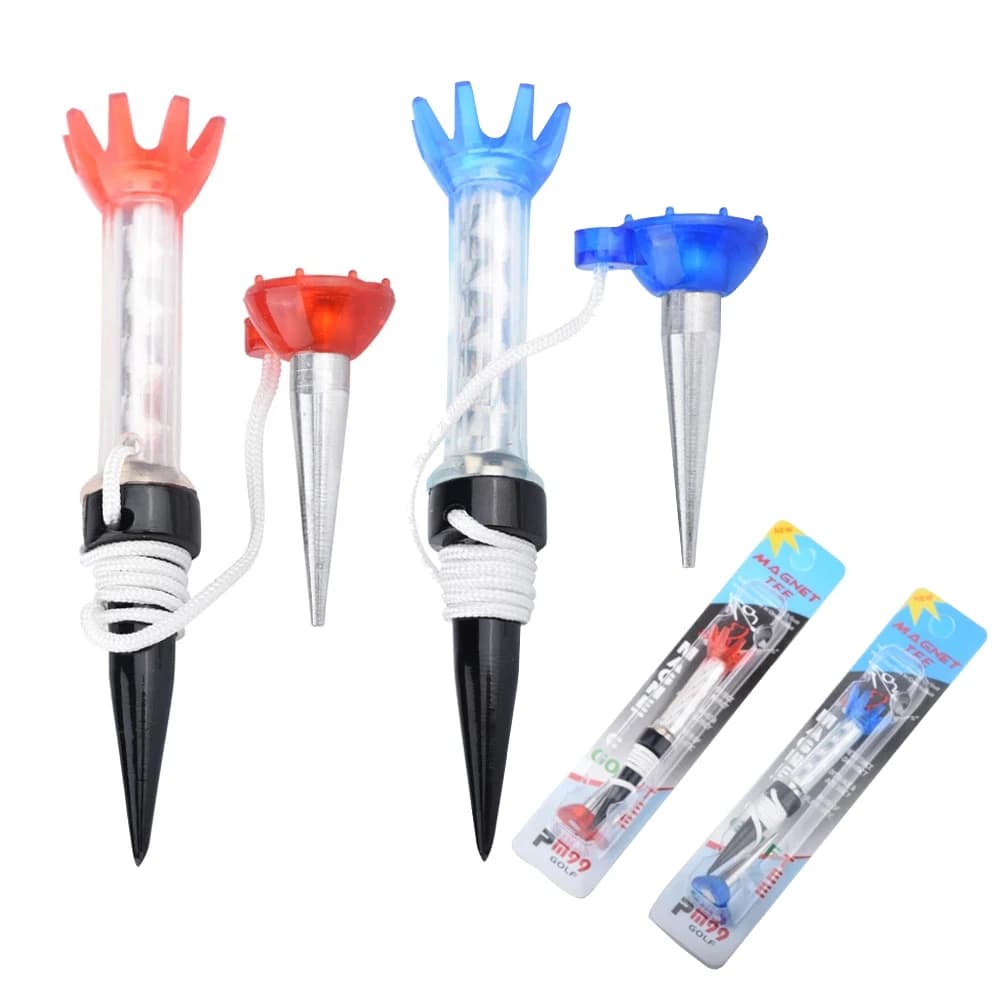 1 Pezzo Tee da Golf in Plastica Colorata 80mm/3.15" Durevole, Design Adatto a Tutti i Tipi di Mazze e Campi, Confezione Regalo Premium per Golfisti