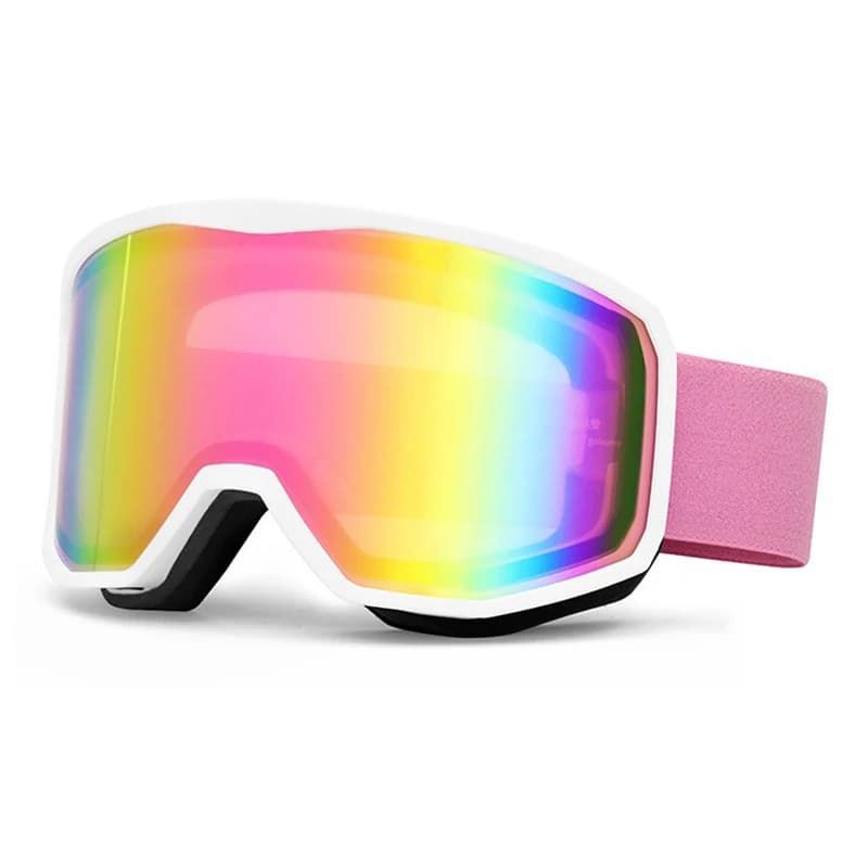 Anti Fog Snow Goggles Helmet Compatible Wide View Cylindrical Lens Ski Glasses for Adult Men Women Skiing Snowboarding Winter Ou