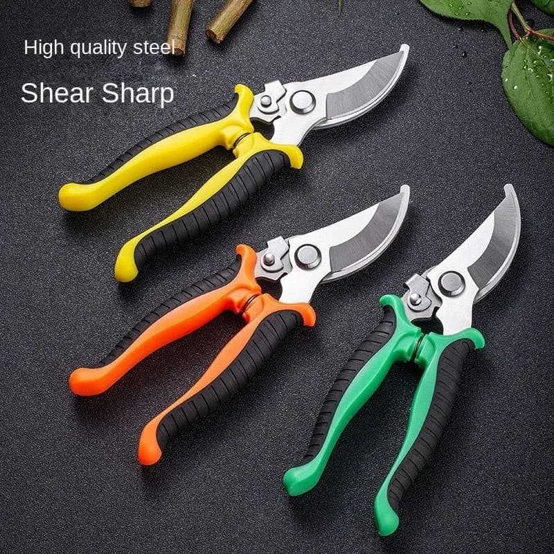 Stainless Steel Bird Beak Pruning Scissors Labor Saving Horticultural Shears Multifunctional Fruit Picking Branch Cutter