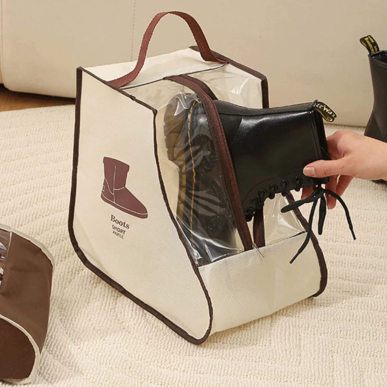 Boots Storage Bag, Tall Boots Storage/Protector Bag, Portable Waterproof Storage Bags Are Used for Travel Storage, Under The Bed