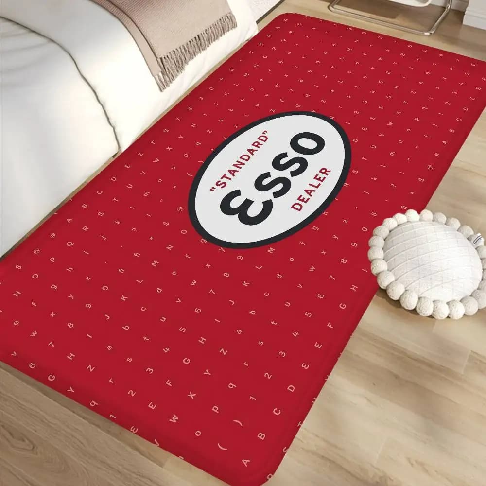 Tappetino Rettangolare Antiscivolo E-Essos per Interni ed Esterni, Morbido Tappeto Decorativo per Hotel e Ingresso