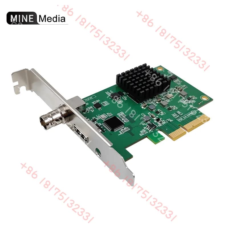 Scheda di acquisizione video PCIe 1080p HD MI SDI ad alte prestazioni a latenza ultra bassa