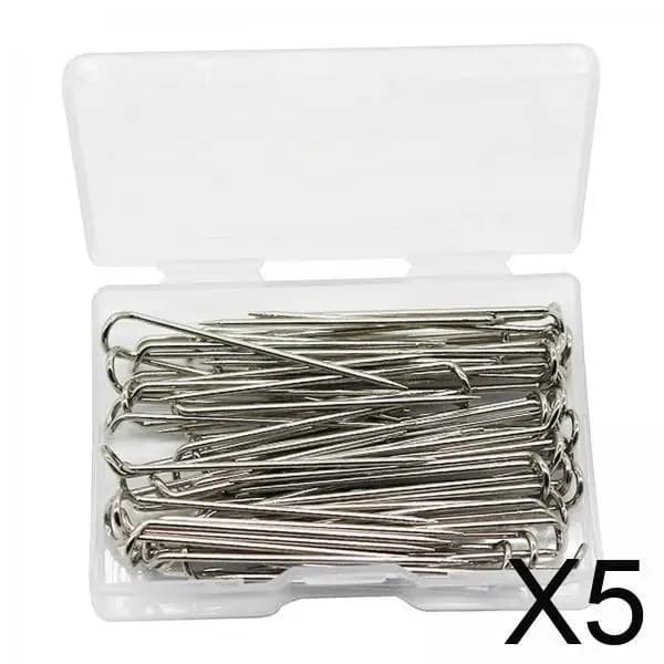 Set di 5 Forchette Metalliche per Progetti di Quilting e Cucito 23x6mm