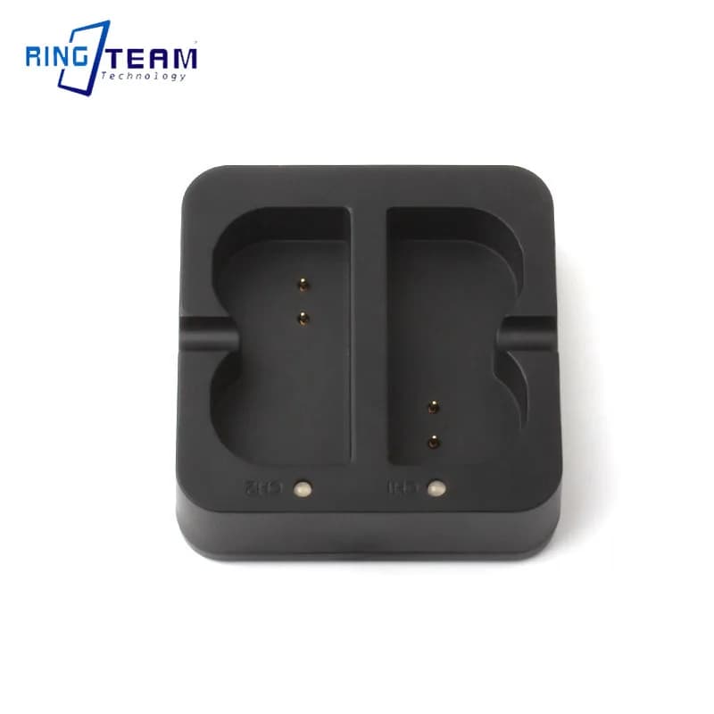 Caricabatteria doppio per campanello video ad anello 2/3/4 pacco batteria Dock di ricarica TYPE-C con luce LED per batteria con telecamera faretto