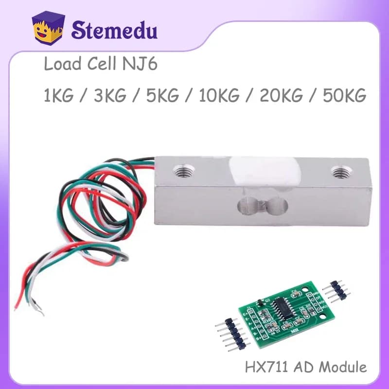 Digital Load Cell Weight Sensor 1 3 5 10 20 50KG Module HX711 balances electronic weighing pressure aluminum alloy for Arduino DIY