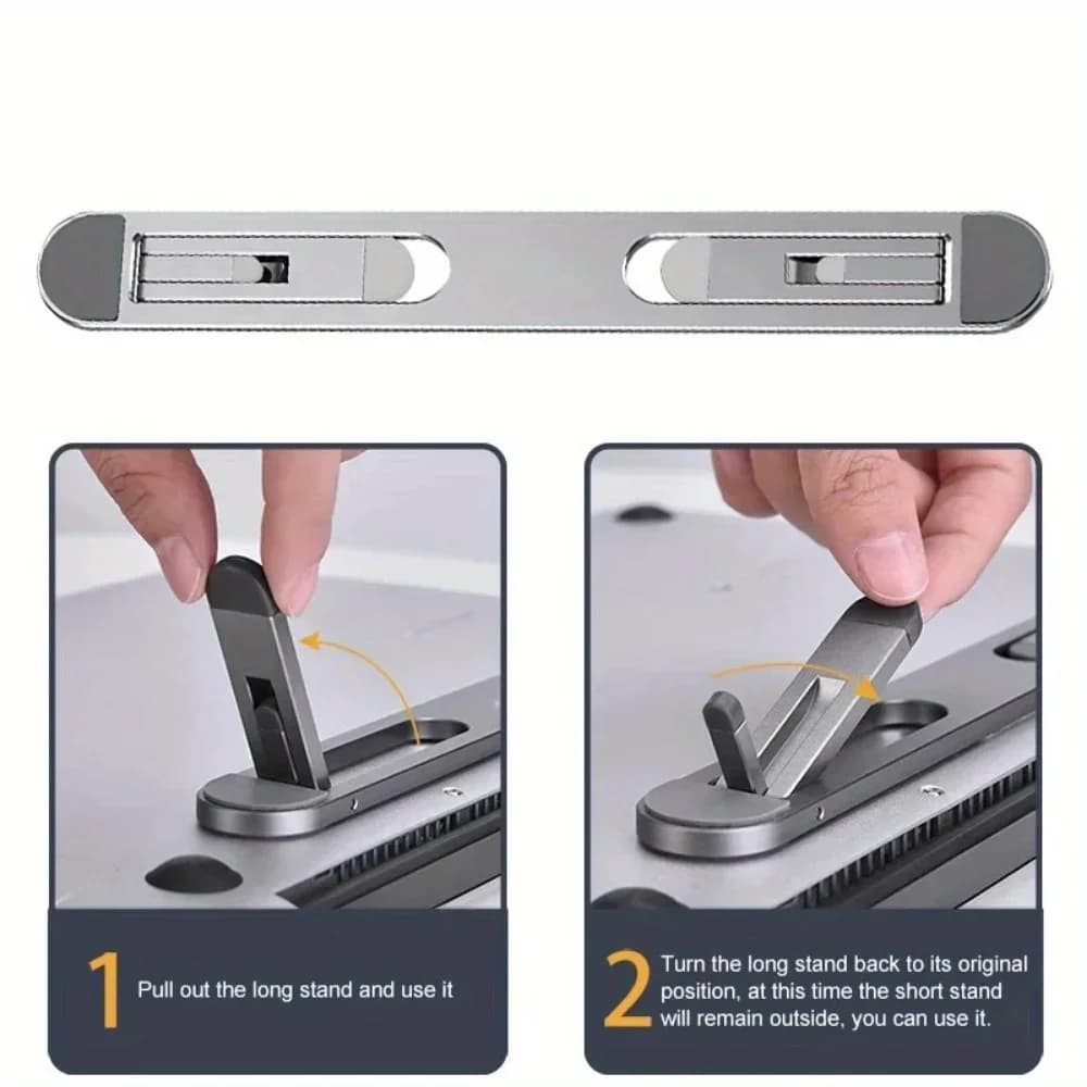 1PC Supporto per laptop pieghevole Supporto portatile Supporto per notebook Supporto per computer portatile Staffa di raffreddamento Riser Accessori per laptop Scaffale