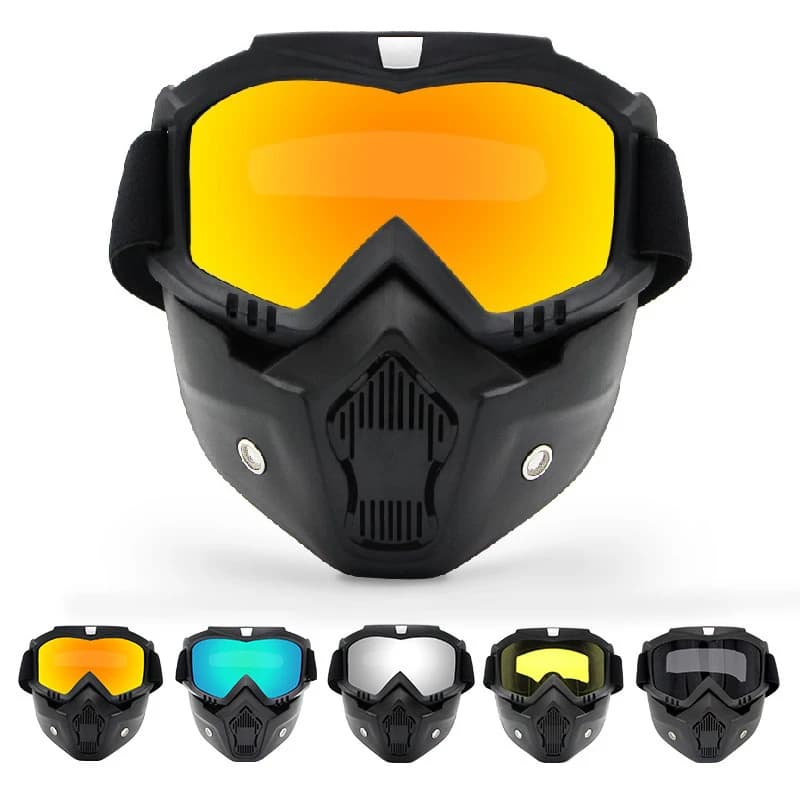 Anti-dust motocross glasses Adjustable motorcycle glasses Breathable integral protection for motorcycle Dirt Bike Off-road mask