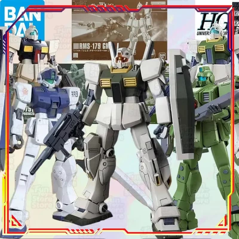 Bandai Gundam HG 1/144 RGM-79 GM Sniper Model Kit Ufficiale Anime Action Figure Giocattolo da Assemblare Regalo da Collezione per Ragazzi e Fan