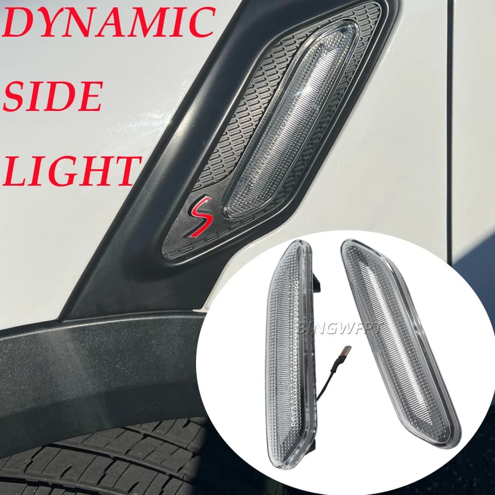 Nuovo Per BMW MINI COOPER R60 R61 COUNTRYMAN PACEMAN Scorrimento Dinamico lampeggiante LED Indicatore Laterale Indicatore Lampada Indicatore di Direzione