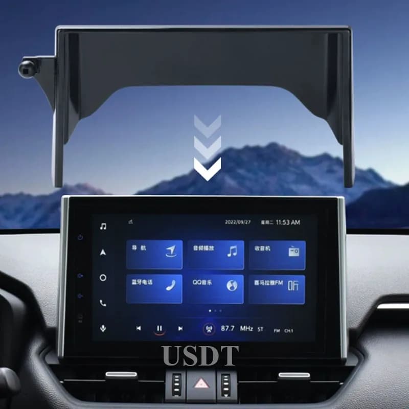 Per TOYOTA RAV4 RAV 4 XA50 2020 2021 2022 2023 2024 Accessori Supporto per telefono cellulare per auto Staffa di navigazione GPS Base speciale