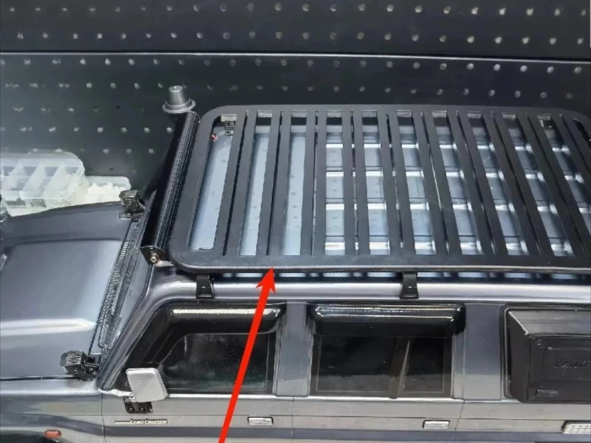 FOR RGT EX86190 Roof Rack Luggage Carrier for 1/10 RC Crawler LC76 Shell Accessories Upgrades Parts Scale Simulation Decoration