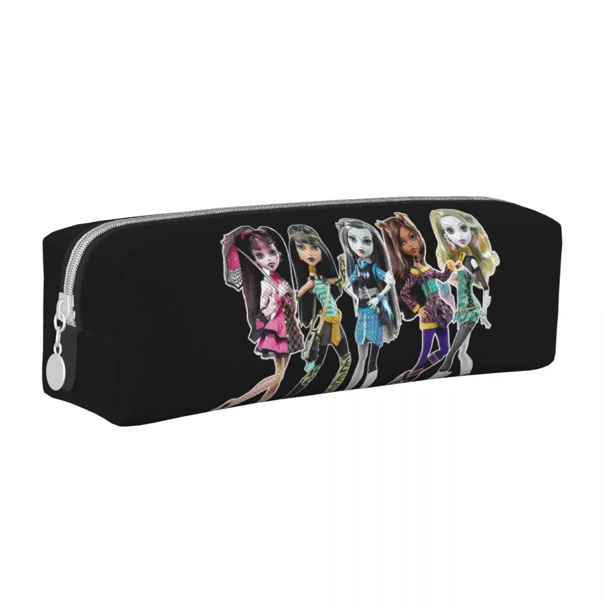 Monster High Doll Astucci per matite modello piuttosto rosa Astucci per penne Scatola per penne per ragazzi Ragazze Studenti Astuccio per matite di cancelleria Borsa per cosmetici