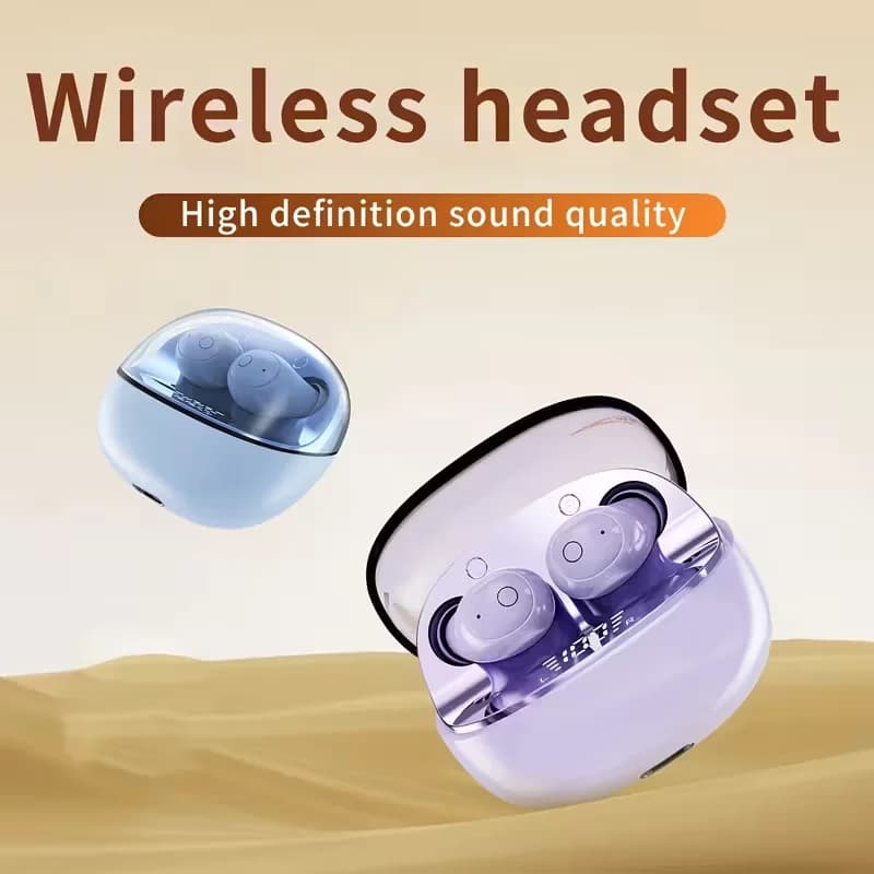 T10-Wireless Bluetooth sleeping Headphones Noise canceling earbuds Hidden Headset Mini Invisible Earphones Sport Waterproof
