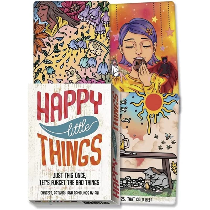 Carte Oracle Happy Little Things da 11 * 6,5 cm