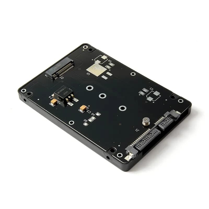M2 SATA SSD custodia esterna 2.5 pollici NGFF SATA-base SSD Converter Adapter Case B + M Key Socket 2 M.2 SATA Adapter Card per E431 E531