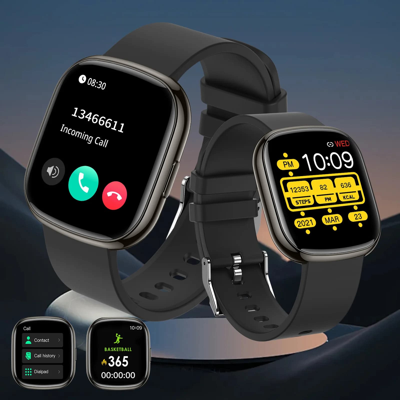 2025 nuovo Smart watch, chiamate wireless alla moda, notifica delle chiamate e contaometri di reiezione, promemoria dei messaggi di testo