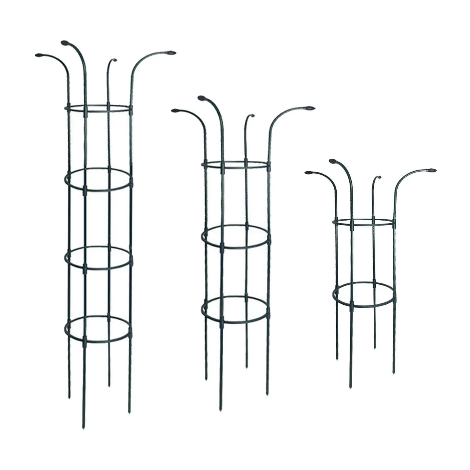 Reusable Metal Garden Trellis Plant Support for Potted Flower Climbing Vine Indoor Outdoor Yard