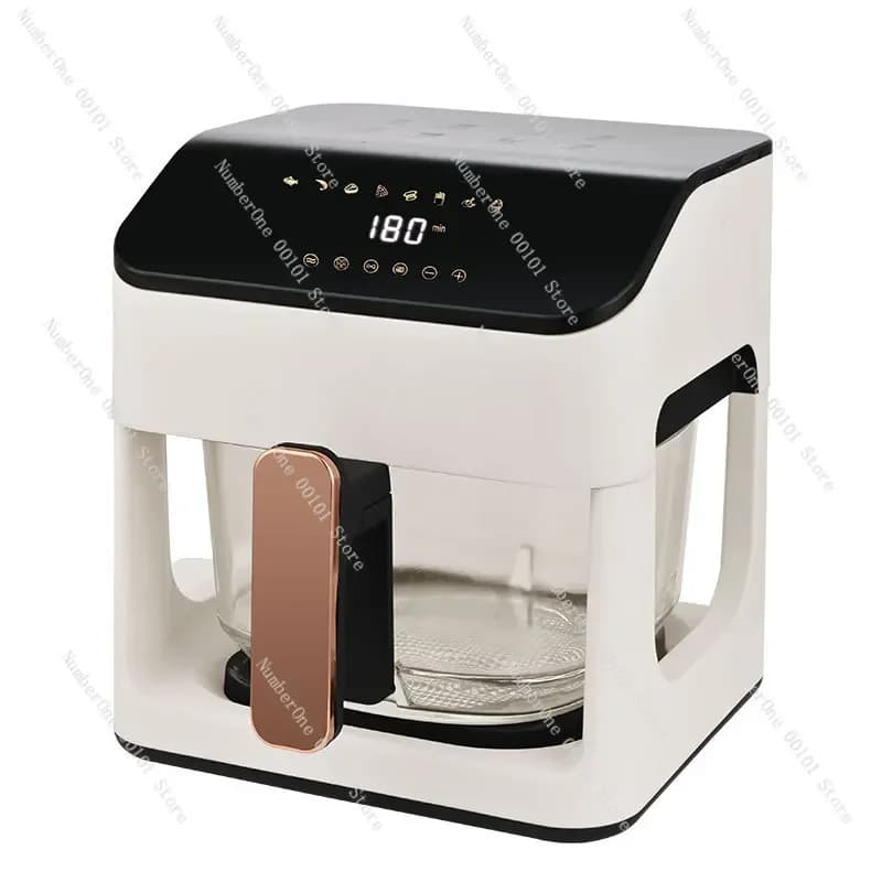 Air Fryer Intelligent oven at controlled temperature Transparent full glass pot for domestic use