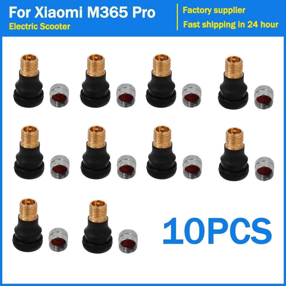 Valvola dell'aria senza camera d'aria per Xiaomi M365 Pro / Ninebot Max G30 G30D Scooter elettrico Valvola della gomma Ruota Gas Ugello dell'aria gonfiabile