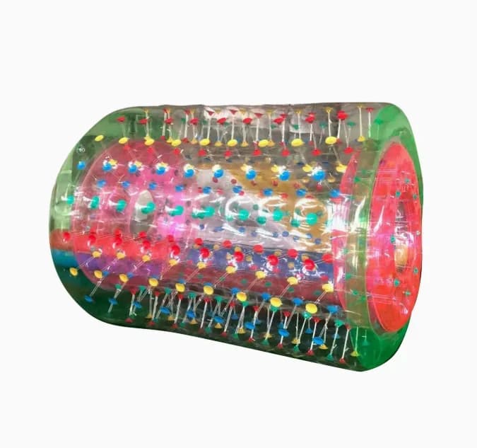2026 PVC Inflatable Water Park Pool Roller, Kids Water Crawling Game Toy, Colorful Rolling Floatpromote sales
