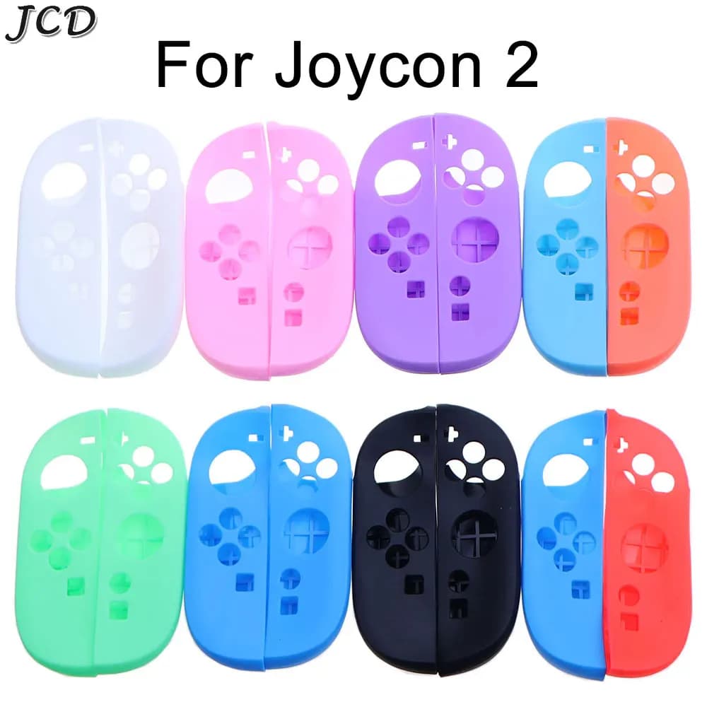 JCD Silicone Soft Case Hand Grip Shell Protective Cover For Switch 2 NS2 Joy-Con 2 Controller Handle Grip Full Protector Skin