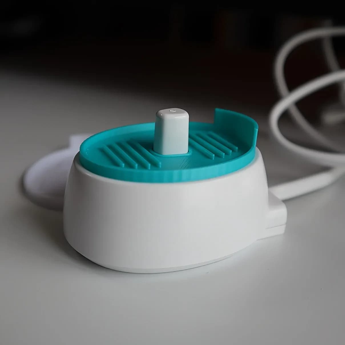 2 pcs universal silicone electric toothbrush charger mat anti-slip proof residues of dirt bath organization