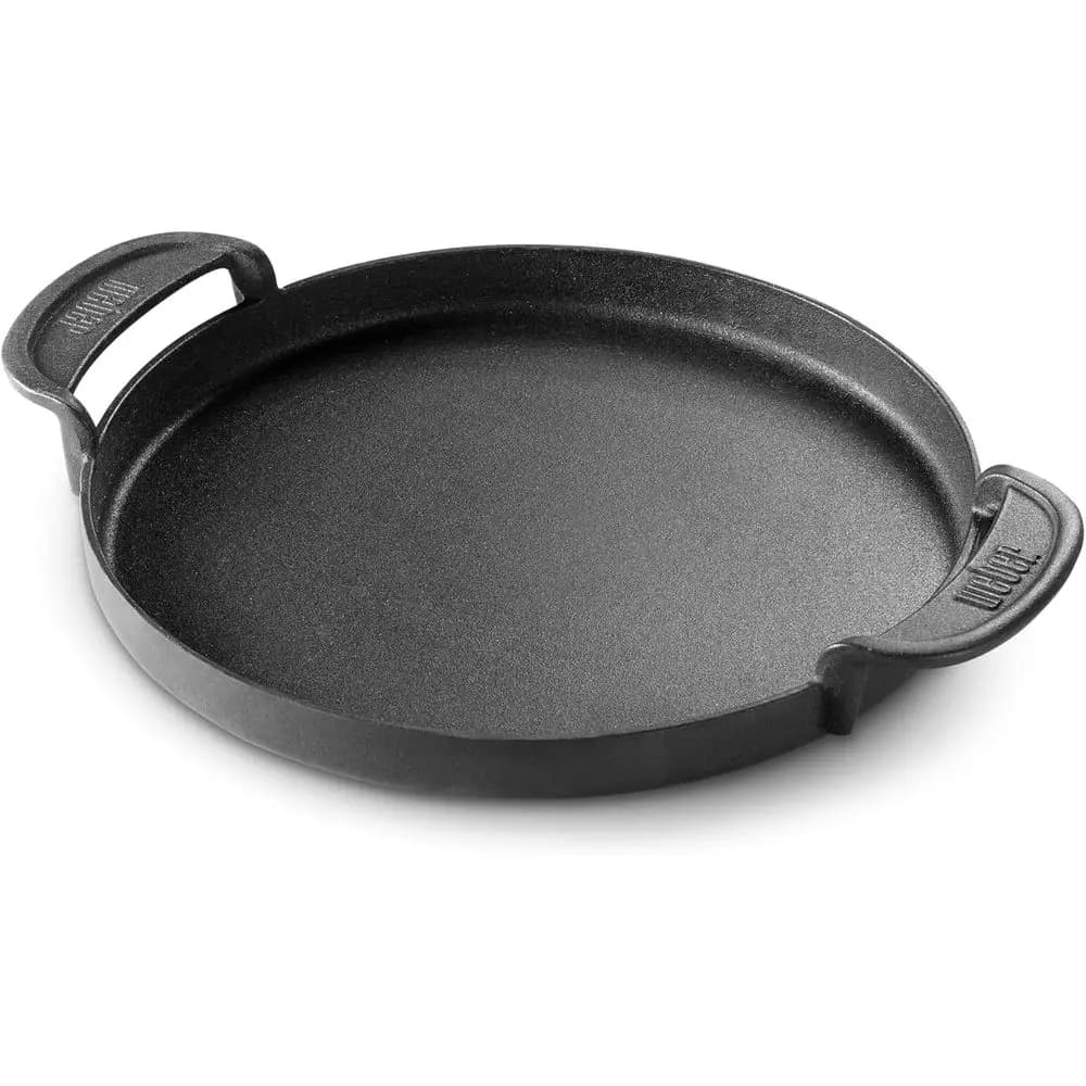 Non-Stick Porcelain Enamel Cast Iron Griddle for Gas, Charcoal, and Pellet Grills - Perfect for Breakfast and High-Heat Grilling
