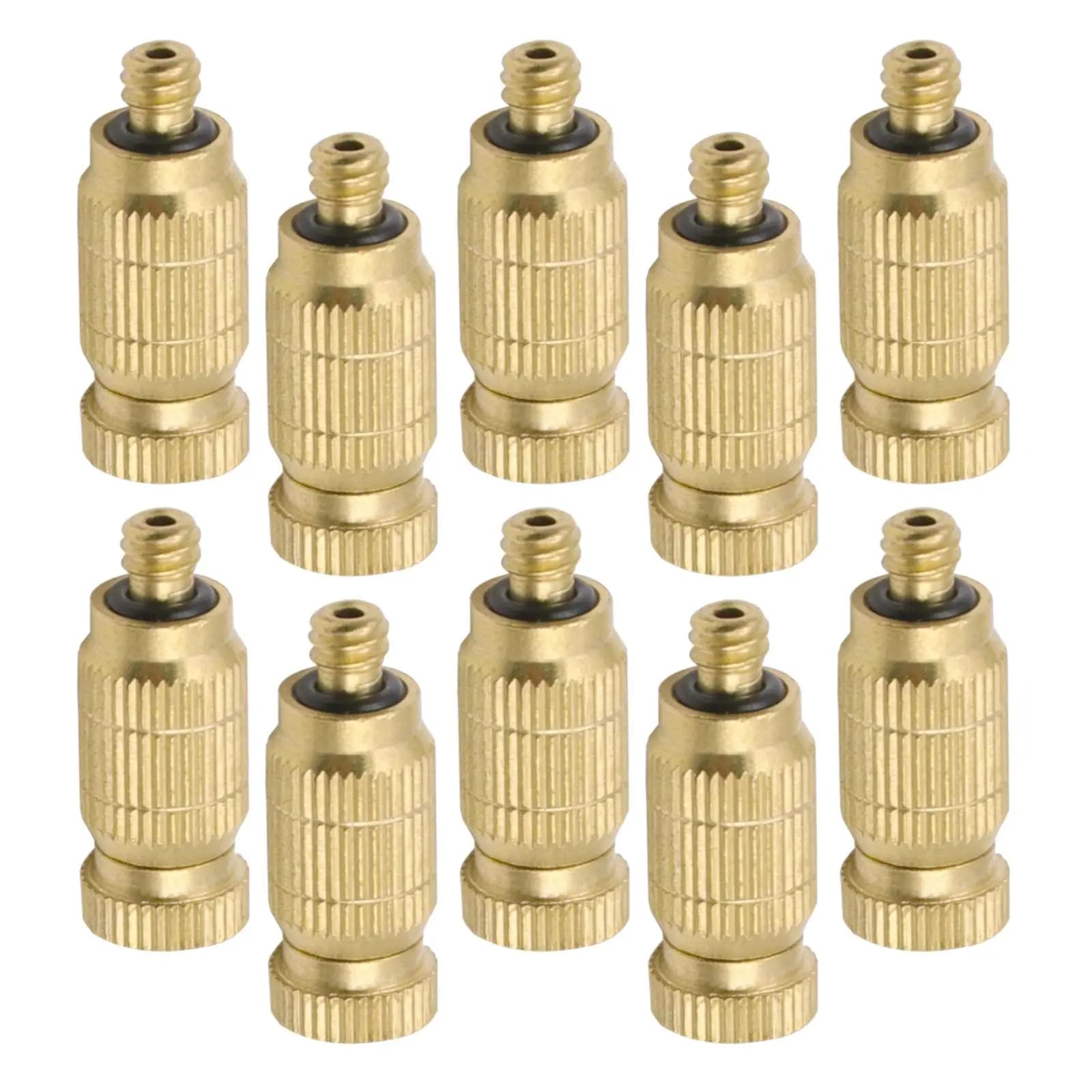 Ugello nebulizzatore in ottone per tubo dell'acqua, testa spray per raffreddamento giardino e serra, dispositivo per nebbia