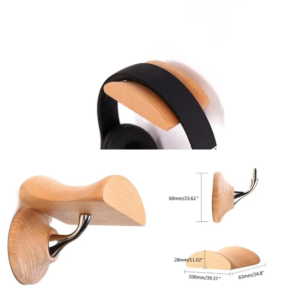 Headphone Stand Sticky Headset Hanger Adhesive Headphone Holder Hook Mount Headset Stand Holder for Gaming Headphones