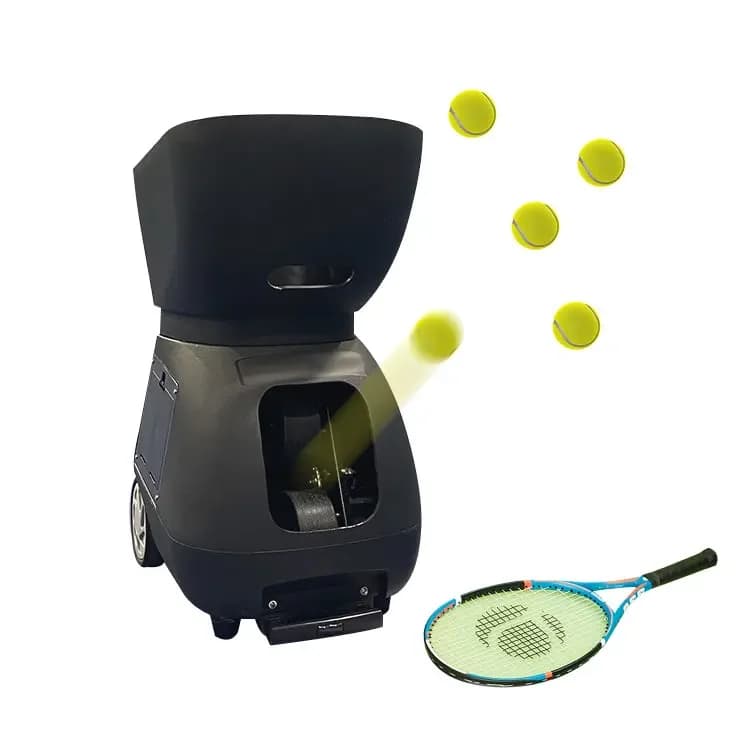 Macchina da tiro per l'alimentazione automatica delle palline da tennis Macchina da padel per palline da tennis Controllo app per l'allenamento