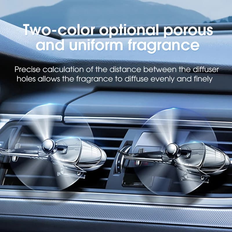 Deodorant for cars Mini Helicopter Rotating Aromatherapy Clean smells Perfume for cars Diffuser of essential oils Car Aromatherapy
