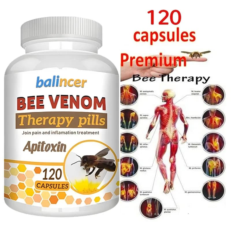 Estratto di veleno d'api naturale-aiuta con alleviare l'artrite, integratore di supporto articolare Anti-infiammazione