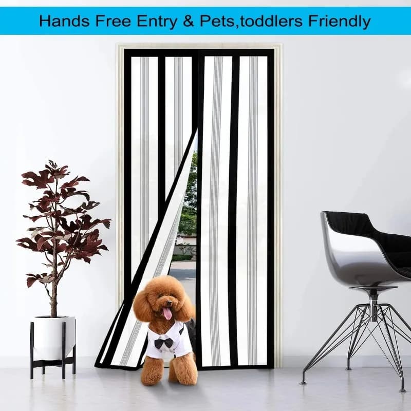 Custom Size Thickened Partition Cotton Door Curtain in Winter Warm Windproof Air Conditioner Magnetic Suction Partition for Cold