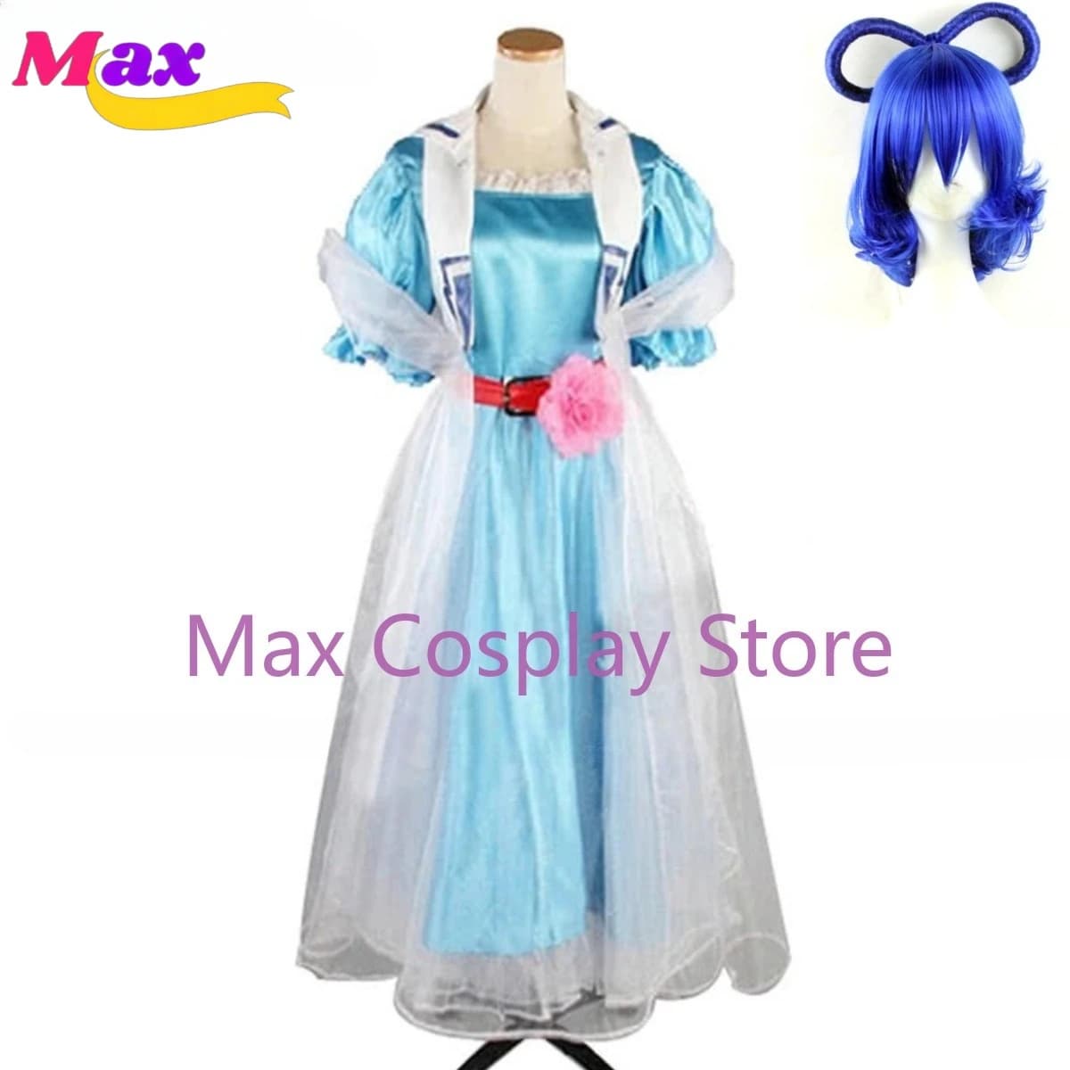 Max Cos Anime Touhou Project Kaku Seiga Costume Cosplay