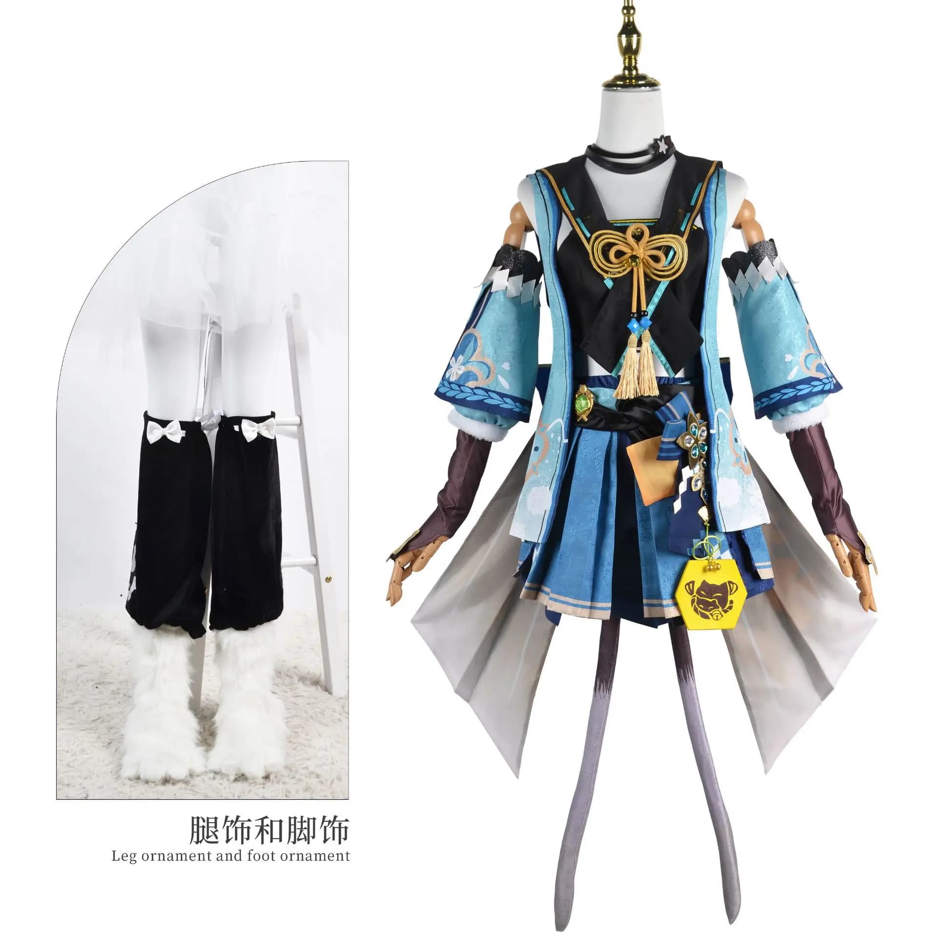 Costume da Cosplay del Nuovo Personaggio di Genshin Impact, Kikoukan, un Arciere con Elemento Erboso per Donne.