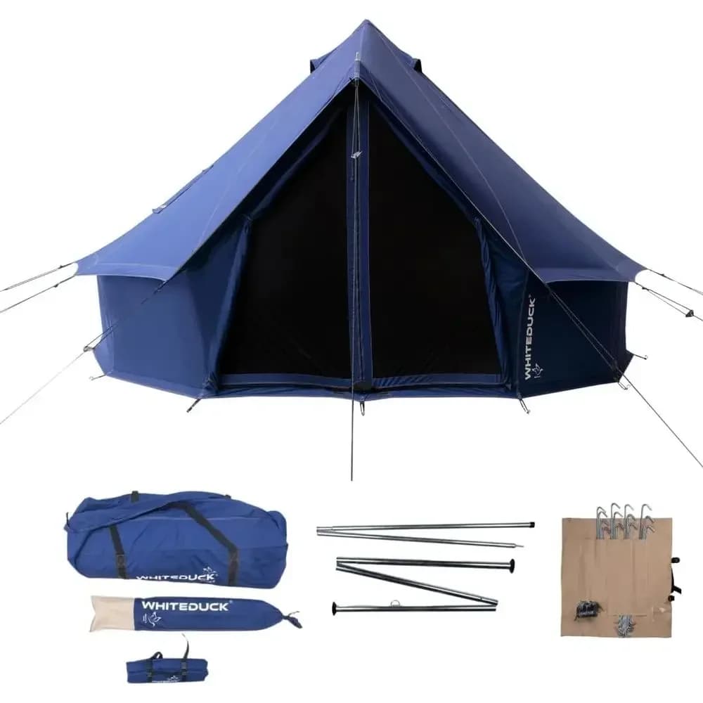 Tenda in Tela Regatta - con Apertura per Stufa, Impermeabile, Tenda Yurt di Lusso per Campeggio e Glamping 4 Stagioni