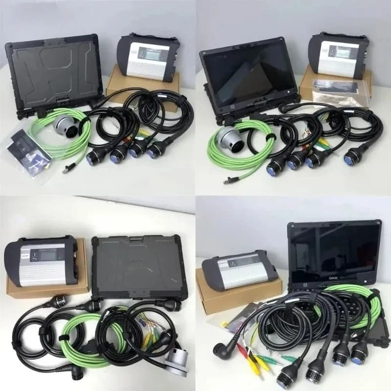 Tablet Laptop Getac MB C4 con Wi-Fi per Diagnosi Auto e Camion Ben-z, Strumento Diagnostico Xentry, MB SD Connect Compact, Diagnosi MB Star
